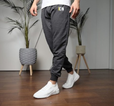 ICAN ESSENTIALS Sport Pant بنطلون شبابي سبورت قماش ناعم صيفي سكني غامق