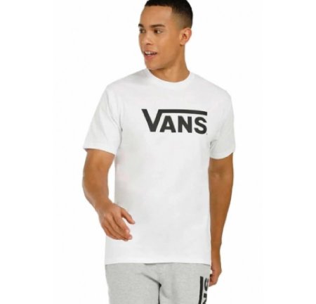 تيشيرت فانز كلاسيك للرجال لون ابيض-Vans Men's Classic-B Short Sleeve T-Shirt- White